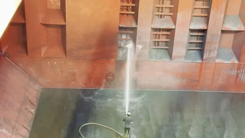 CLEANING HOLDS MANY WATER Stock Footage 328699876