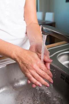 Cleaning at home Foto stock