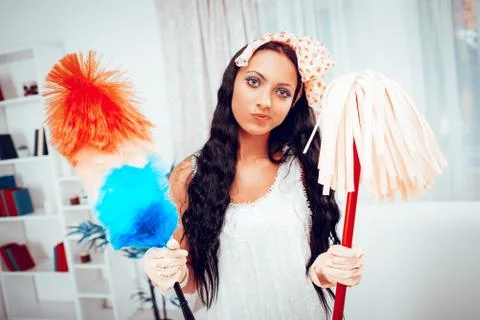 Cleaning Home Stock Photos