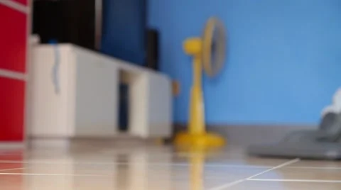 Cleaning Home with Vacuum Cleaner Stockbeeldmateriaal 51826725