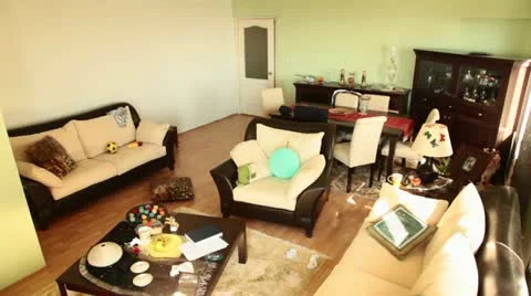 Cleaning house Stock Footage 12135607