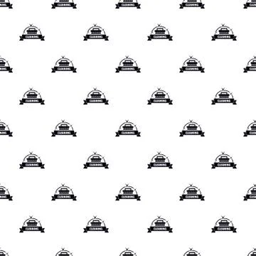 Cleaning house pattern vector seamless Stockillustratie