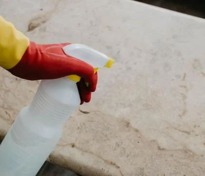 Cleaning the house Stock Photos