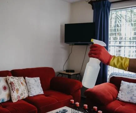 Cleaning the house Stock Photos