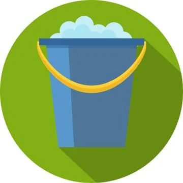 Cleaning icon. bucket Stock Illustration