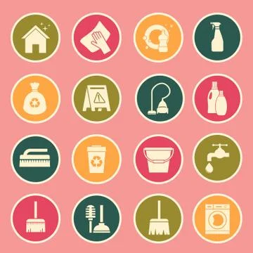 Cleaning icon Stock Illustration
