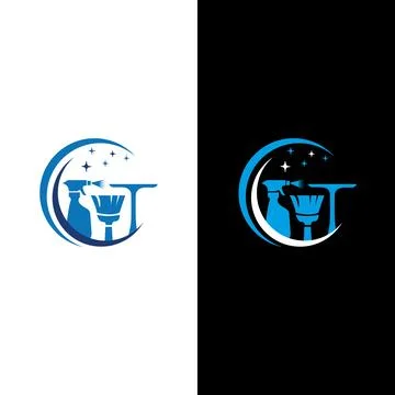 Cleaning icon logo vector design template Home Cleaning Services Logo Design Vec Illustrazione stock
