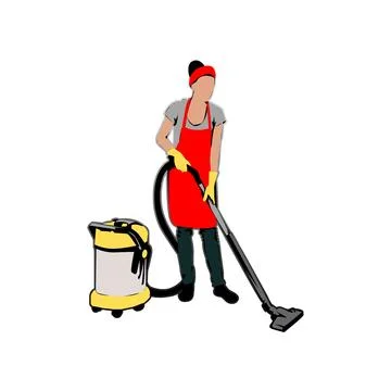 Cleaning illustration Stock Illustration