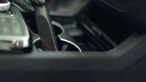 Cleaning the Inside of Car Stock Footage 76080631