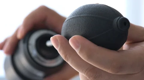Cleaning kit for cleaning dslr camera Stock Footage 60621620
