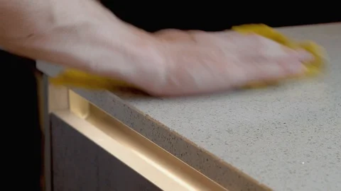 Cleaning kitchen Stock Footage 94636270