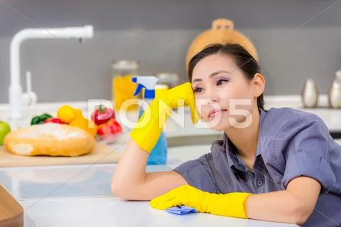 Cleaning In The Kitchen