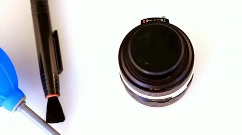 Cleaning lens Video stock 10909333
