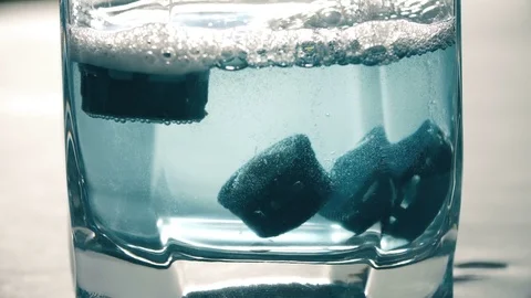 Cleaning the limestone from the filters Stock Footage 80893081