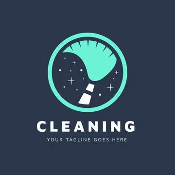 Cleaning Logo Template Illustrazione stock