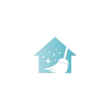 Cleaning logo template vector Stock Illustration