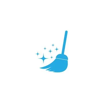 Cleaning logo template vector Stock Illustration