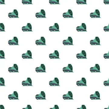 Cleaning machine repeat pattern for industrial maintenance background イラスト素材