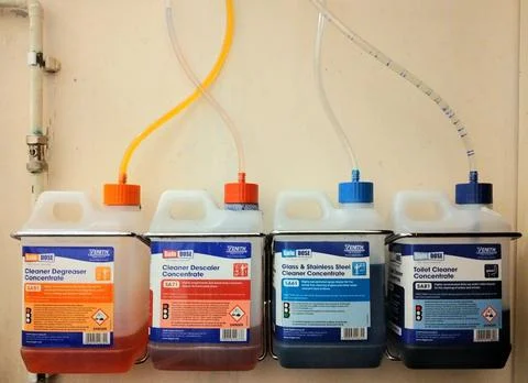 Cleaning Material Colour Coding Stock Photos