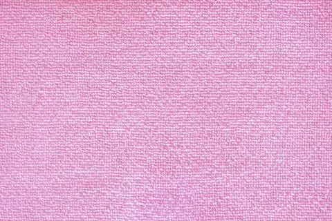 Cleaning microfiber pattern. Pink polyester microfibre texture. Synthetic fiber Stock Photos