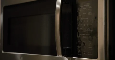 Cleaning Microwave Stock Footage 127341476