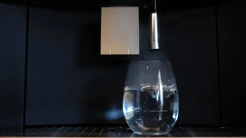 Cleaning Modern Coffee Machine with Hot Water Stockbeeldmateriaal 194012179