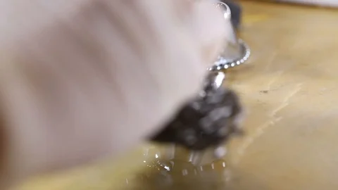 Cleaning mold in bath Video stock 100635639