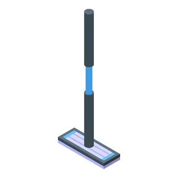 Cleaning mop with detachable handle maintaining hygiene Illustration
