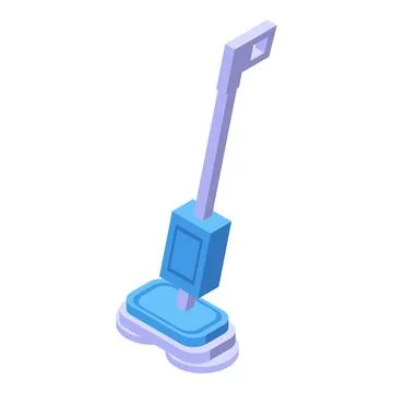 Cleaning mop icon isometric vector. Washing machine Ilustración de archivo