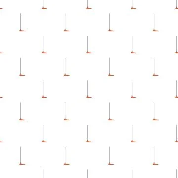 Cleaning mop pattern repeating across a white background 스톡 일러스트