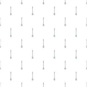 Cleaning mop tool flat design seamless pattern repeating Stock Illustration