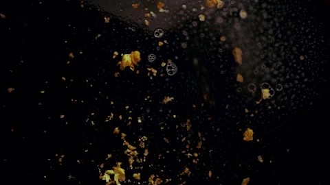 Cleaning Orange Dust Stock Footage 300889194