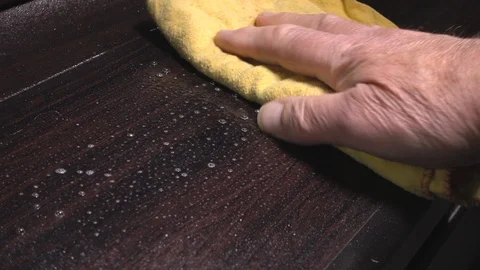 Cleaning a piano. Video stock 90599727