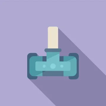 Cleaning pool mop icon flat vector. Repair service 스톡 일러스트