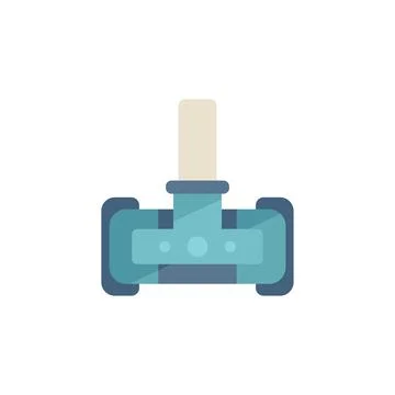 Cleaning pool mop icon flat vector. Repair service Illustrazione stock