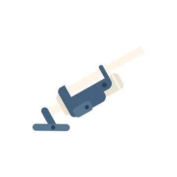 Cleaning pool service icon flat vector. Pump repair Stock Illustration