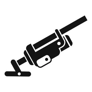 Cleaning pool service icon simple . Pump repair Illustrazione stock