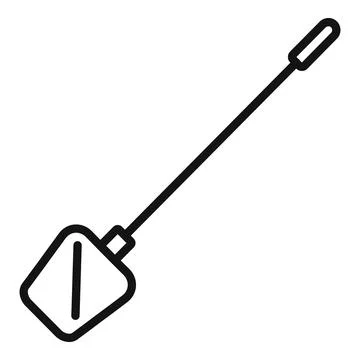 Cleaning pool tool icon outline vector. Swim travel Stock Illustration