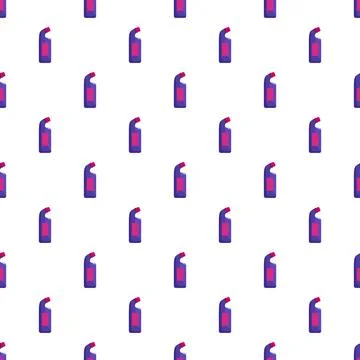 Cleaning product bottle repeating pattern for hygiene concept Stock Illustration
