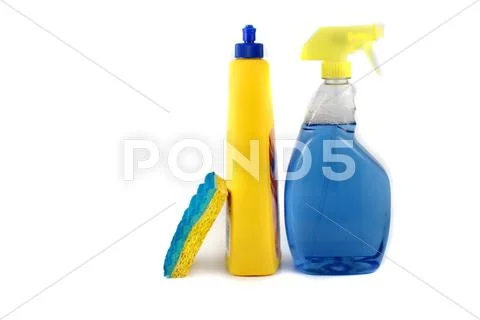 Cleaning products Stock Photos