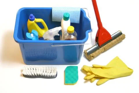 Cleaning products Stock Photos