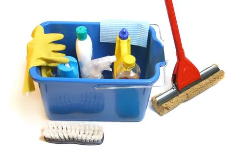 Cleaning products Stock Photos