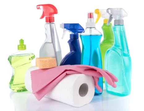Cleaning products Stock-Fotos