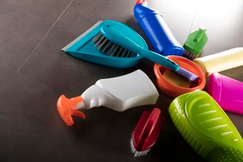 Cleaning products. Stock Photos