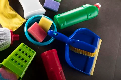 Cleaning products. Stock Photos