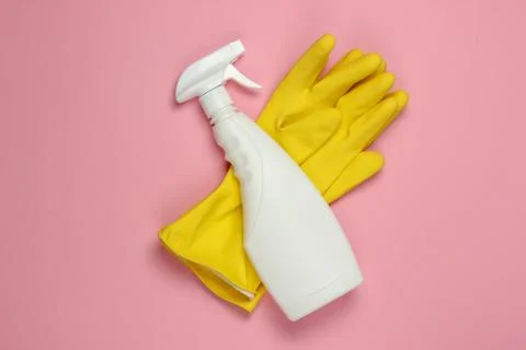 Cleaning products 库存照片