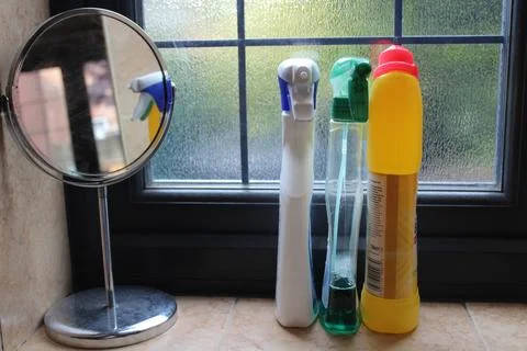 Cleaning products Stock Photos