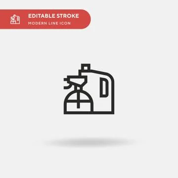 Cleaning Products Simple vector icon. Illustration symbol design template for Stock Illustration