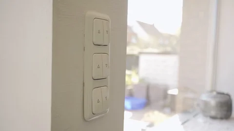 Cleaning Row Of Switches Stock Footage 128091632