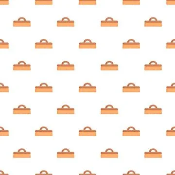 Cleaning scrub brush pattern repeating seamless background Stock Illustration